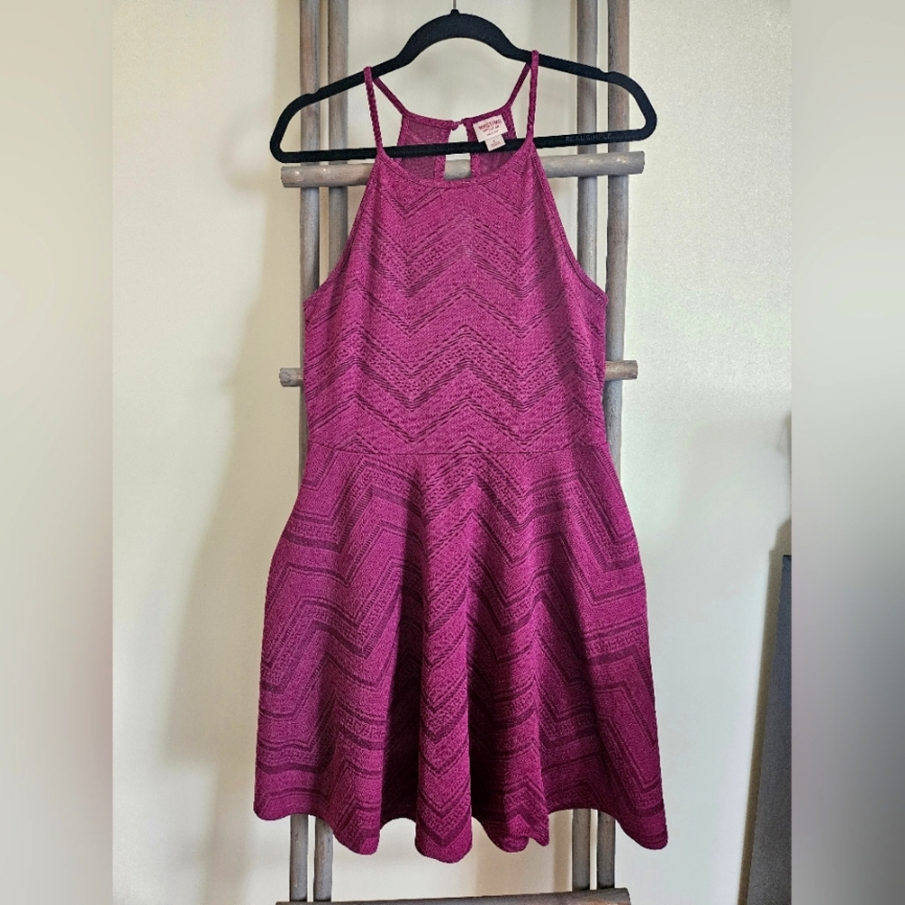 Stretch A-Line Mini Dress